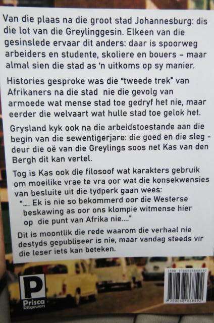 Kas van den Bergh. Grysland. (Nuut 2020, eerste druk, 23 jaar na Kas oorlede is).